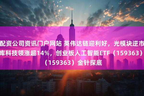 配资公司资讯门户网站 英伟达链迎利好，光模块逆市活跃！光库科技领涨超14%，创业板人工智能ETF（159363）金针探底